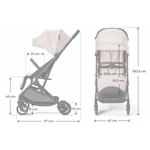 Kép 6/9 - Kinderkraft sportbabakocsi Indy3 Misty bézs