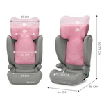 Kép 6/6 - Kinderkraft gyerekülés I-SPARK i-Size 100-150cm pink