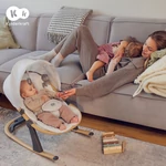 Kép 2/7 - Kinderkraft pihenõ és hintaszék ELSU fehér