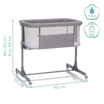 Kép 9/10 - Fillikid babaöböl ECO szürke OD-374-07