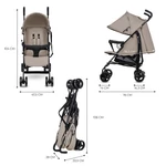 Kép 7/7 - Kinderkraft sportbabakocsi Tik 15 kg-ig Stone Beige