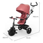 Kép 9/9 - Kinderkraft tricikli Aston 2 Plus pink