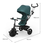Kép 3/7 - Kinderkraft tricikli Aston 2 Plus green