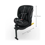 Kép 6/7 - Kinderkraft gyerekülés I-360 Plus 2 i-Size Isofix 40-150cm fekete