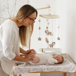 Kép 6/8 - BabyOno textilpelenka színes 3db bambusz bézs 397/13