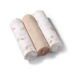 Kép 1/8 - BabyOno textilpelenka színes 3db bambusz bézs 397/13