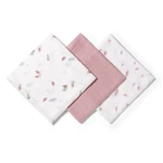 Kép 2/8 - BabyOno textilpelenka színes 3db bambusz rózsaszín 397/14