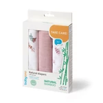 Kép 5/8 - BabyOno textilpelenka színes 3db bambusz rózsaszín 397/14