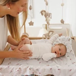 Kép 6/8 - BabyOno textilpelenka színes 3db bambusz rózsaszín 397/14