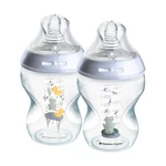 Kép 2/6 - Tommee Tippee cumisüveg Natural Start 2x260 ml fiú