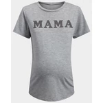 Kép 1/2 - Kismama felső, póló MAMA, ANYA felirattal Isabel l szürke