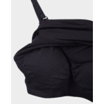 Kép 4/4 - Kismama és szoptatós trikó beépített melltartó résszel fekete Under Control