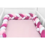 Kép 2/2 - Scamp fonott rácsvédő /Fehér-rózsaszín-pink