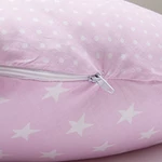 Kép 2/2 - HALFMOON párna pamut huzattal - RosaStarDots