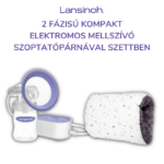 Kép 1/6 - Lansinoh 2 fázisú kompakt elektromos mellszívó szoptatópárnával szettben  