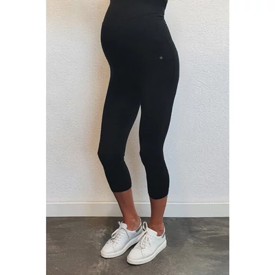 Kismama Leggings 3/4-es capri hossz, fekete Love2Wait xl fekete