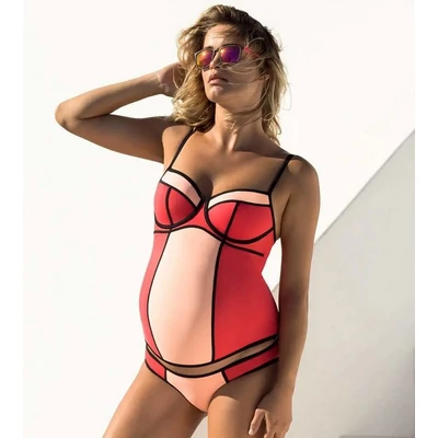 Rosy sportos kismama tankini CacheCoeur narancs xs narancs