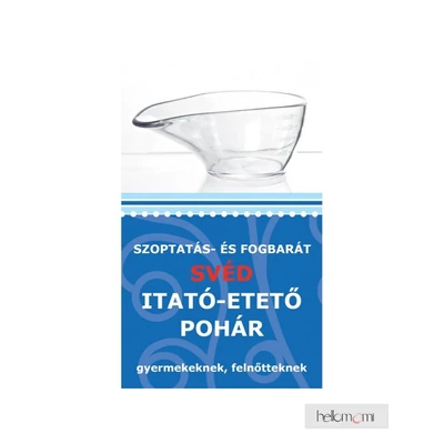 Szoptatás- és fogbarát svéd itató-etető pohár  