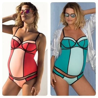 Rosy sportos kismama tankini CacheCoeur xs menta