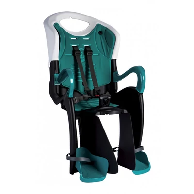 Bellelli Tiger Clamp bicikliülés 22kg-ig - White Turquoise
