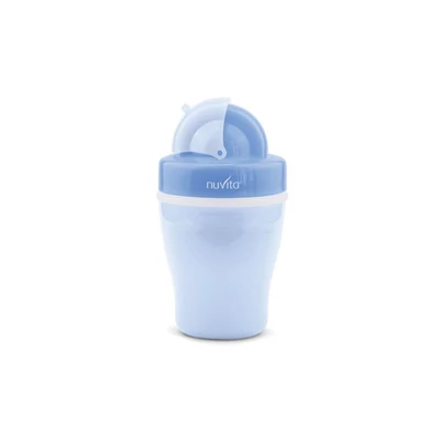 Nuvita dupla falú szívószálas itatópohár - blue - 1436