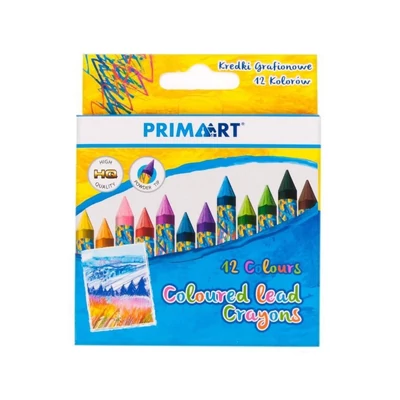 Prima Art grafikai zsírkréta készlet - 12 db-os