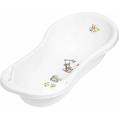 Lorelli Disney mintás piskóta kád leeresztő dugóval 100cm - Micimackó / fehér ÚJ