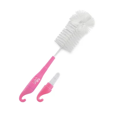 Baby Care cumi és cumisüvegmosó kefe - pink