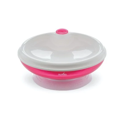Nuvita melegentartó tányér - Pink - 1427