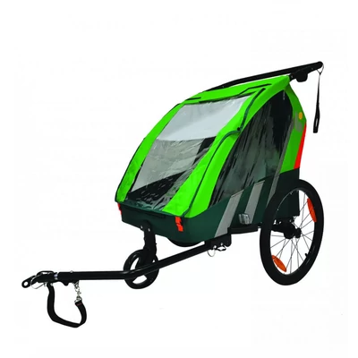 Bellelli Trailblazer biciklis utánfutó 32kg-ig - Green