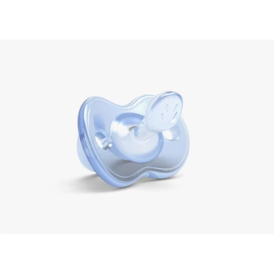 Nuvita Orthosoft Light szilikon cumi 2 db - blue white - 7052