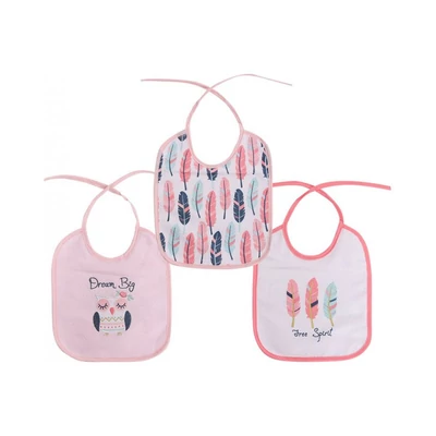 Baby Care 3Darab-os előke, megkötős - Girl