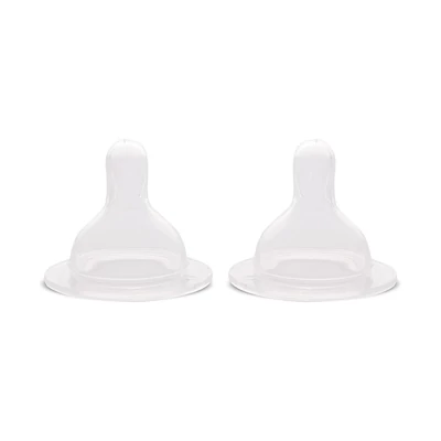Baby Care szilikon cumisüveg cumi L - 2db