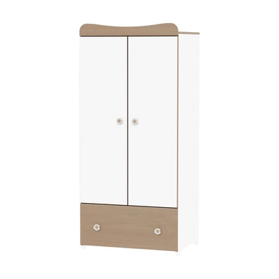 Lorelli Exclusive szekrény - White & Beech / Fehér & Bükk