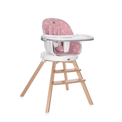 Lorelli Napoli forgatható etetőszék - Pink bears