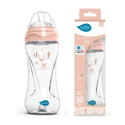 Nuvita Collection cumisüveg 330ml - English Rose - 6051