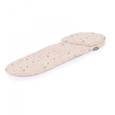 Chipolino matrac mózeskosárba - Humus Beige Stars