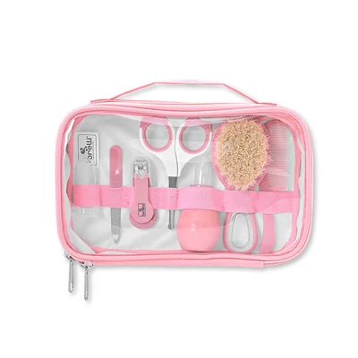 Baby Care manikűr szett átlátszó tartóban - blush pink