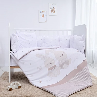 Lorelli 5 részes ágynemű garnitúra - Honey Bunny Beige