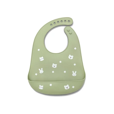Lorelli szilikon előke - fresh green