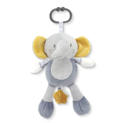 Lorelli Toys plüss zenélő játék - Szürke Elefánt
