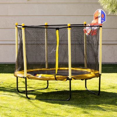 Chipolino Sporty Trambulin 140 cm kosárral