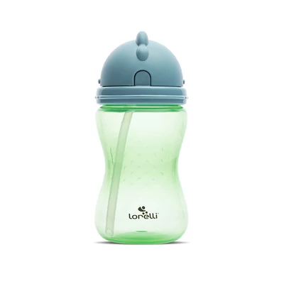 Lorelli szívószálas sport itató - Blue/Green