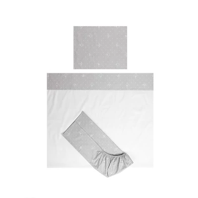 Lorelli Tiny Dream Trio ágynemű garnitúra 70x140 - Bear Grey
