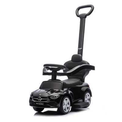 Chipolino Mercedes Benz C-Class bébitaxi tolókarral - black
