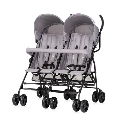 Chipolino Double Point iker babakocsi - Cloud grey