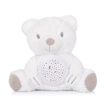 Chipolino projektoros zenélő plüss játék - Bear" white