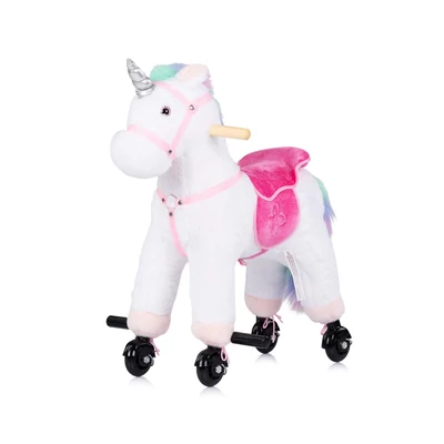 Chipolino lovacska hanggal és kerékkel - pink