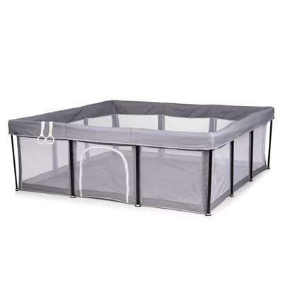 Chipolino Easy babakarám összecsukható 180x180 cm - grey