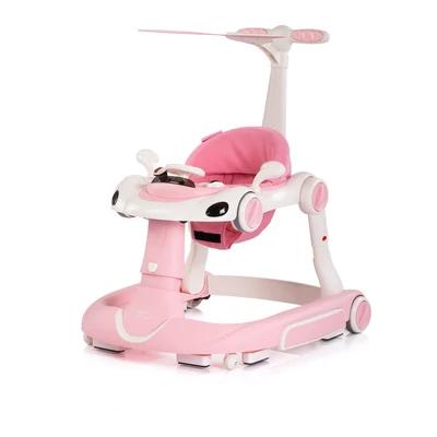 Chipolino Happy Walker bébikomp - pink